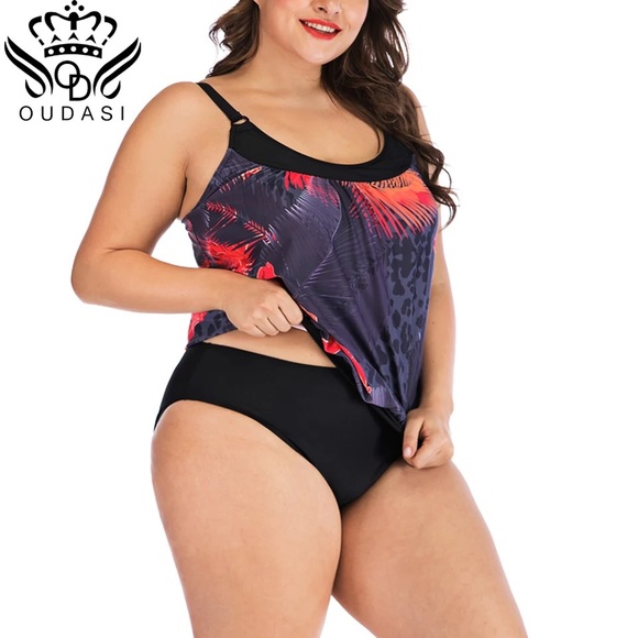 New with tags plus size tankini suit - Picture 2 of 2